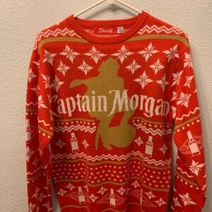 Red and Gold Crewneck Sweater